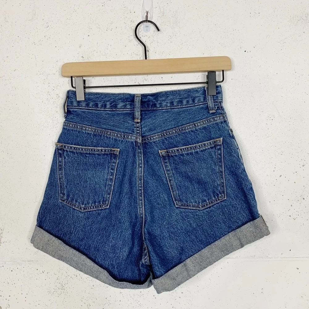 Moussy Rolled Cuff Denim Jean Shorts Size Small - Picture 5 of 8
